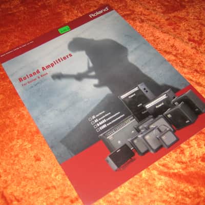 Roland 8 Page Catalog of Amplifiers for Guitar and Bass 2006 image 1