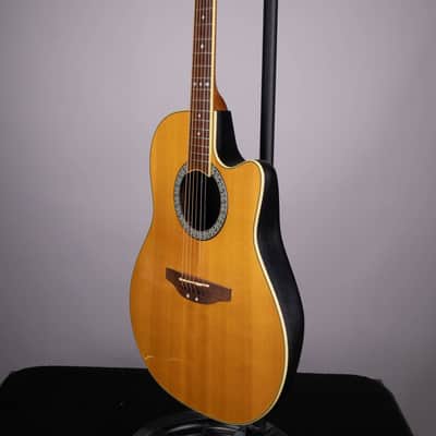 Used Ovation Celebrity CC057 Acoustic Electric Guitar - Natural image 5