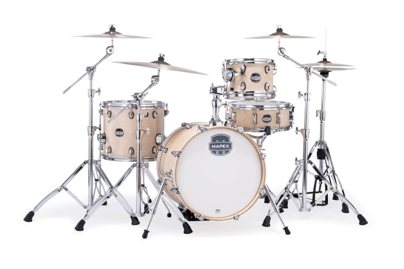 Mapex Mars Maple Natural Satin BOP Drums 4pc Shell Pack 18/10/14/14 | NEW Authorized Dealer image 1