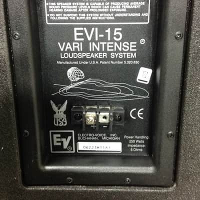 Electro-Voice- EVI-15 , full range loudspeakers, pair image 2
