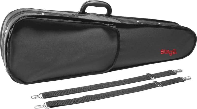 Lightweight violin-shaped soft case for 1/2 violin image 1