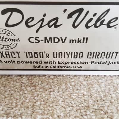 Fulltone CS-MDV MkII Custom Shop Mini Deja Vibe MkII 2010s - Silver Bild 11