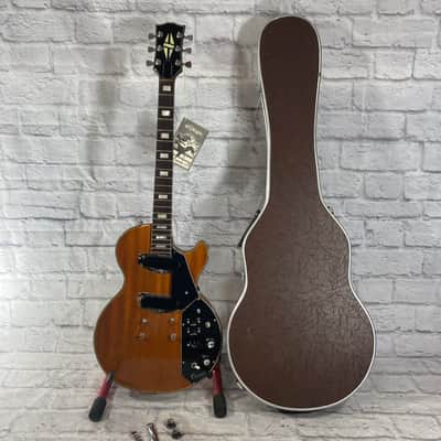 Vintage 70s El Degas Recording MIJ Walnut Electric Guitar project AS-IS image 2