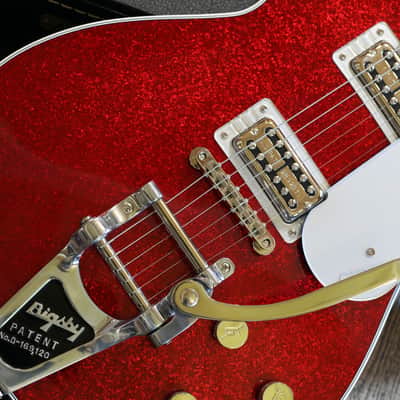 Unplayed! 2023 Gretsch G6129T Players Edition Jet w/ Bigsby Electric Guitar Red Sparkle + COA OHSC image 5