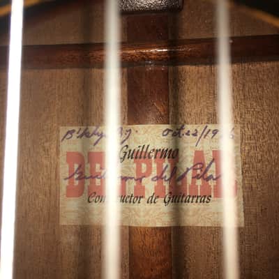 1976 Guillermo  Del Pilar Classical Guitar image 9