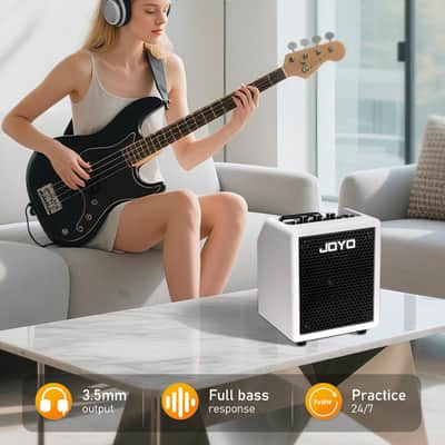 JOYO Vibe Cube BA-30 30W Bass Combo Amplifier Portable Amp 4" Speaker with 3-Band EQ & Compressor | Bluetooth 5.1 + OTG Direct Recording | Headphone Practice for Bassist Solo Livestream Gigs image 5