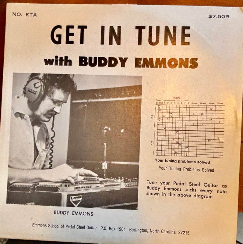 RARE Buddy Emmons 78 RPM instruction course.! GET IN TUNE! image 1
