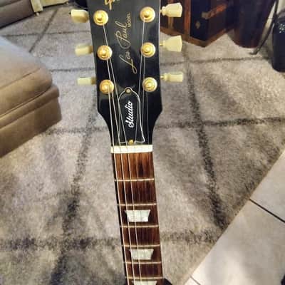 Gibson Studio Plus 2001 - Cherry flame top image 5