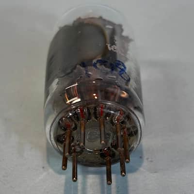 1965 General Electric 5965 12AV7 Vintage GE Gray Plate Side Getter Tube! T513 image 5