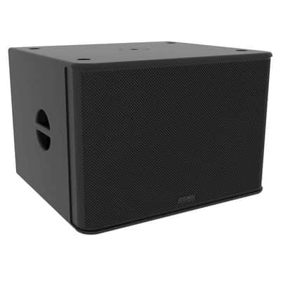 (2) EAW RS121 1500W 12″ Powered Loudspeaker, (2) EAW RS118 Sub, PSG AUDIO DM-1608 Mixer Bundle image 5