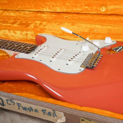 Fender Custom Shop 1960 Stratocaster 1997 John Page Fiesta Red w/ OHSC, COA, Case Candy image 2