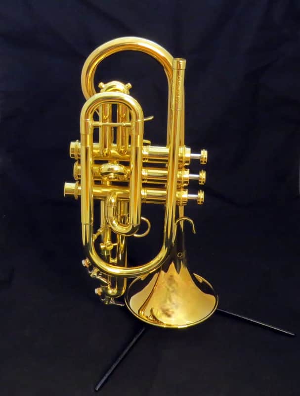 *Final Price* CarolBrass CCR-3880-GSS-Bb Lacquer Cornet Demo Stock Like New image 1
