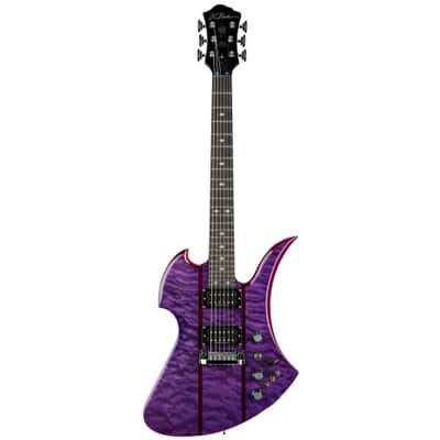 B.C. Rich Mockingbird Legacy STQ Hardtail - Trans Purple image 2