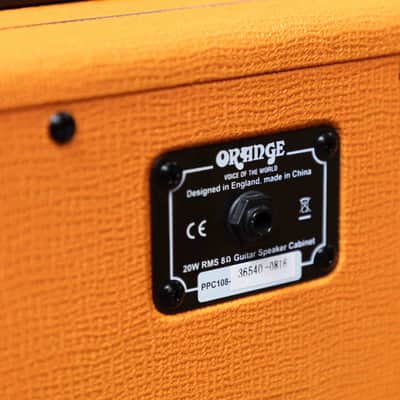 Orange PPC108 1x8" Closed-Back Guitar Speaker Cabinet 2010s - Black image 5