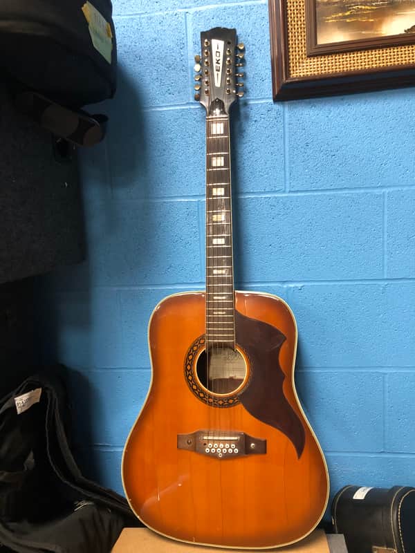 Eko Ranger-12 Late 60s 12 String Acoustic Guitar image 1