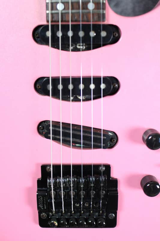 1986 Jackson Soloist Student 3 TITE Kahler Pink with Platinum
