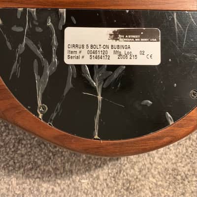 Peavey Cirrus 5-String Bass 2006 USA - Bubinga and Walnut image 14
