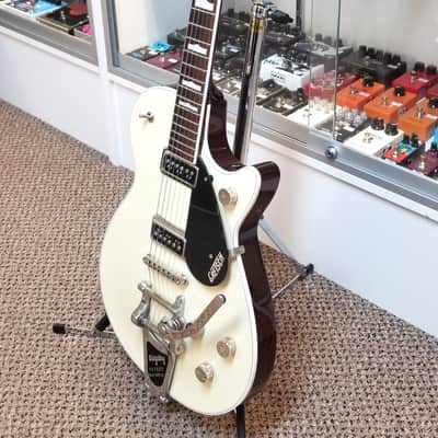 used 2020 Gretsch G6128TDS-PE-LIV Player’s Edition Jet DS w/ Bigsby in Lotus Ivory, Excellent Condition with OHSC & Paperwork! image 8