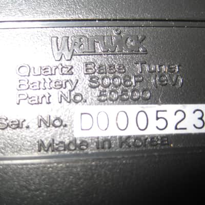 Warwick Bass Quartz Tuner 1980's image 5