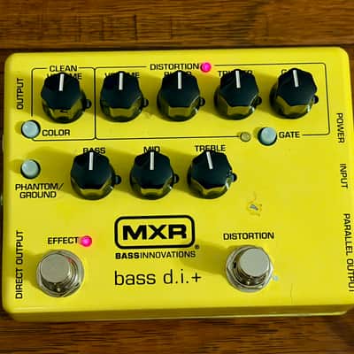 MXR M80 Bass DI + Limited Edition 2022 - Yellow image 1