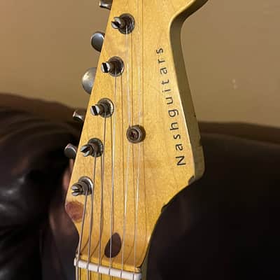 Nash S~57 2015 - 3T Heavy Relic Sunburst, Lollars, Gotoh, Ash Body, Maple on Maple Neck!  KIller set and just one great build guitar.  Alligator Nash HSC image 13