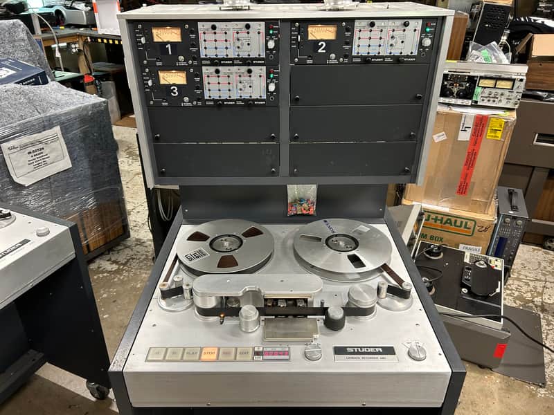Studer A80 1" video layback Reel to Reel tape deck. SERVICED! image 1