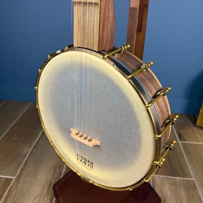 Pisgah Dobson 11" 5-String Banjo with Walnut Rim and Neck, Persimmon Fretboard image 5