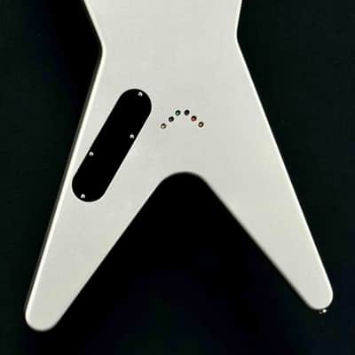 Dean - USA - ML - Patents Pending - Reverse Silverburst - DiMarzio Super Distortion Zebra Pickups - Silver Hardware - OHSC - Call for Best Price !!! image 9