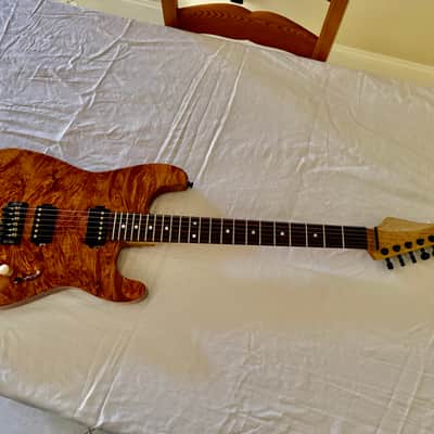 Landon Strat Style 2023 - Burl Wood image 3
