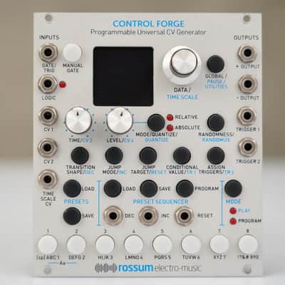 Rossum Control Forge Programmable CV Generator Eurorack Module #58938 image 2