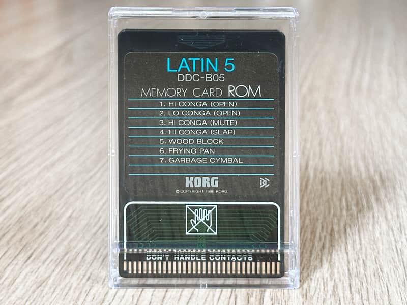 Korg DDD1 / DRM1 / DDD5 ROM card | DDC-B05 Latin 5 image 1