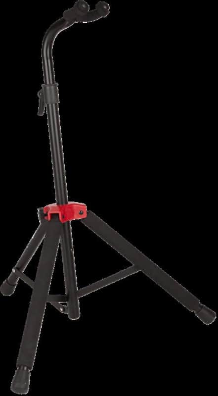 Fender Deluxe Hanging Guitar Stand,  Black/Red image 1