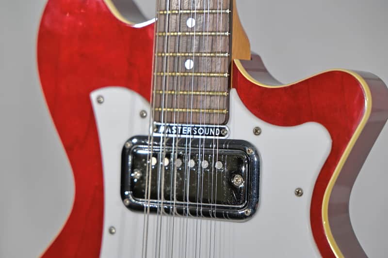Maton Mastersound MS500/12 Cherry Red 12-String Electric Guitar image 1