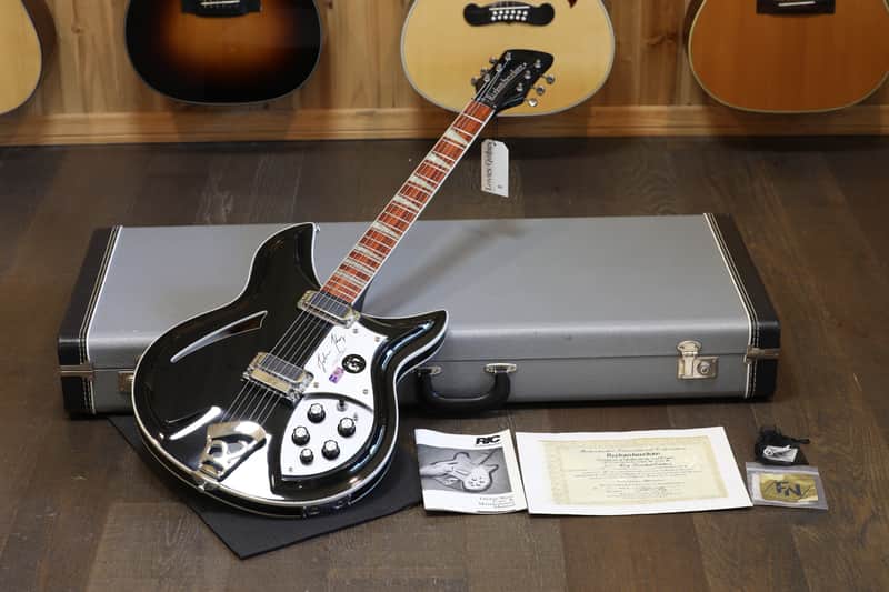 Minty! 1995 Rickenbacker 381JK John Kay Signature #233 of 250 Semi-Hollow Electric Guitar JetGlo + COA OHSC image 1