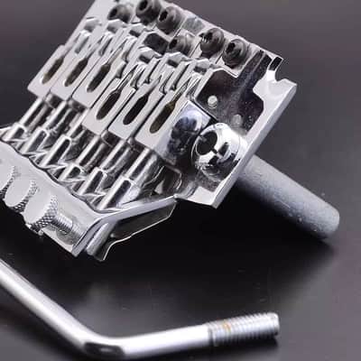 Licensed Floyd Rose Guitar Bridge Tremolo System in Chrome image 6