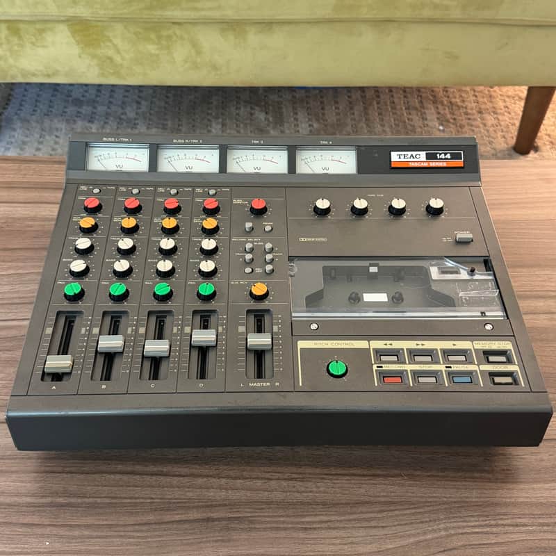 TEAC Tascam Series 144 4-Track Cassette Recorder Late 1970s - Gray image 1