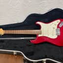 Fender American Deluxe Stratocaster with Rosewood Fretboard 1999 - 2001 - Crimson Transparent