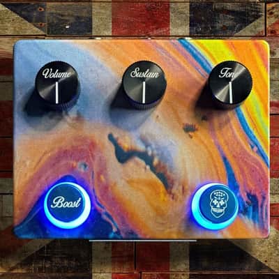 Flattley Boutique Effects Pedals Guitar Platinum Range - Solaris Pro Fuzz Pedal with Boost image 1