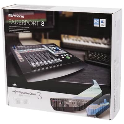 PRESONUS FADERPORT 8 USB Mix Production DAW Controller+Audio Technica Headphones image 13