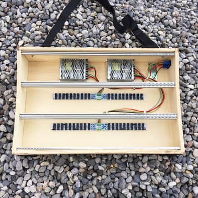 9U Eurorack case powered, 120 or 126 hp, patched resealable, modular synthesizer image 14