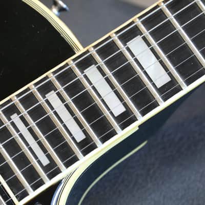 1974 Gibson Les Paul Custom Electric Guitar Black Ebony w/ Nickel Hardware + OHSC image 8