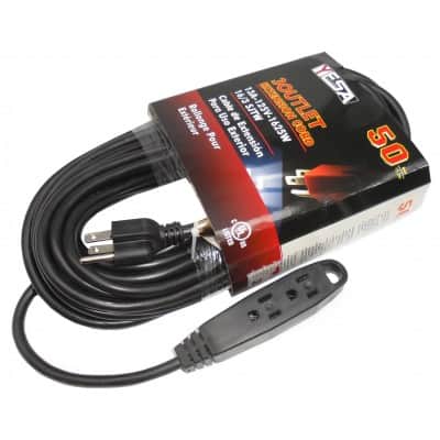 Yesa 3 Outlet Outdoor Extension Cords - 50 feet image 2