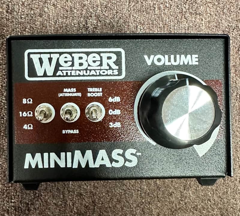 Weber MiniMass 50-Watt Attenuator - Black image 1