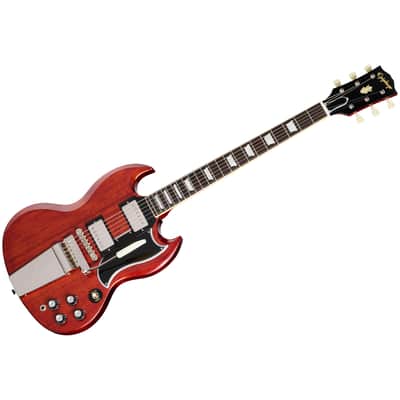 1964 SG Standard Reissue Maestro Vibrola Cherry Red + Etui Epiphone image 2