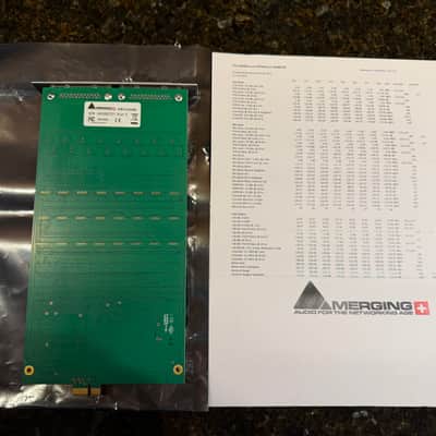 Merging Technologies ADA8S for HORUS, Hapi MK I and MK II. 8CH Mic Pre/Line I/0 Card image 2