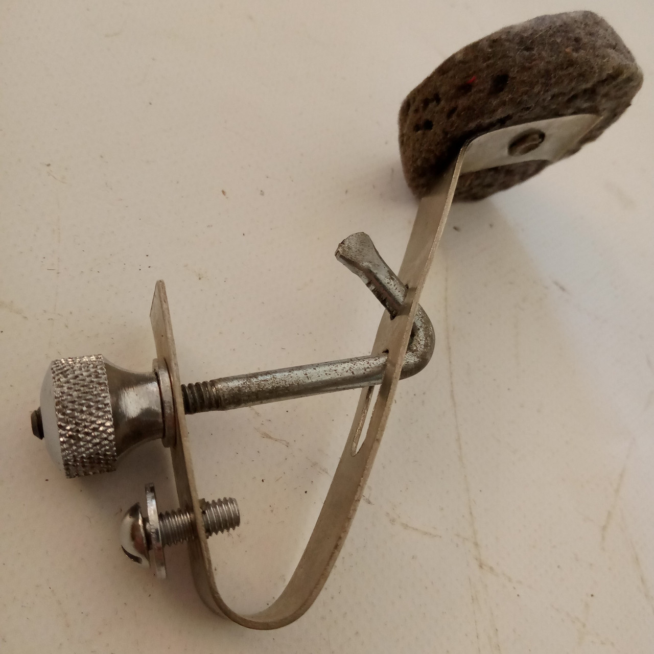 Slingerland Vintage 60s Muffler Small Knob Chrome Snare/Tom Drum Tone Control US — main photograph