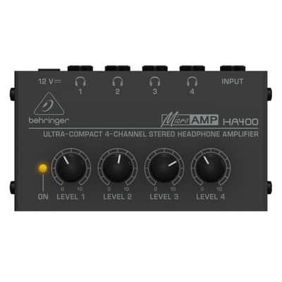 Behringer Microamp HA400 4-Channel Stereo Headphone Amplifier image 4
