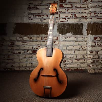 Vintage  S.S. Stewart USA American Archtop Acoustic Guitar image 2