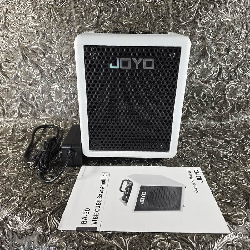 Joyo BA-30 Vibe Cube Compact Bass Combo Amp - White image 1