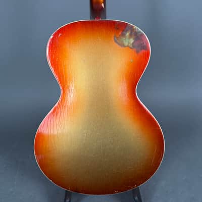 Framus Peter Kraus 5/140 Solist 1959 signed Autogram goldsparkleburst 4 string image 8